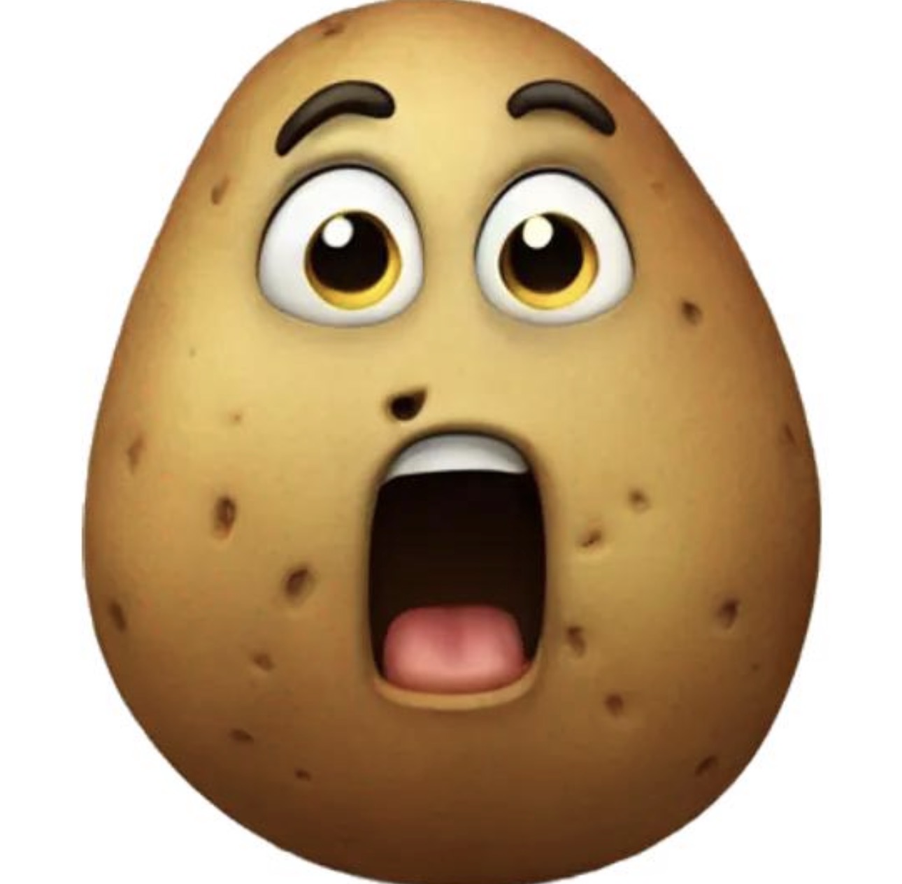 Official BJIR Coin logo: a cartoon potato